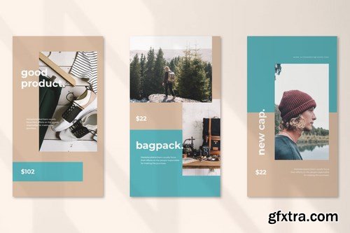 Instagram Story Template - Minimalist Store design