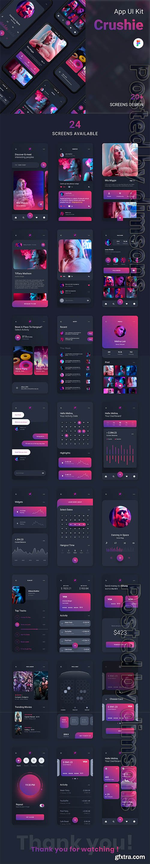 Crushie Dating UI Kit