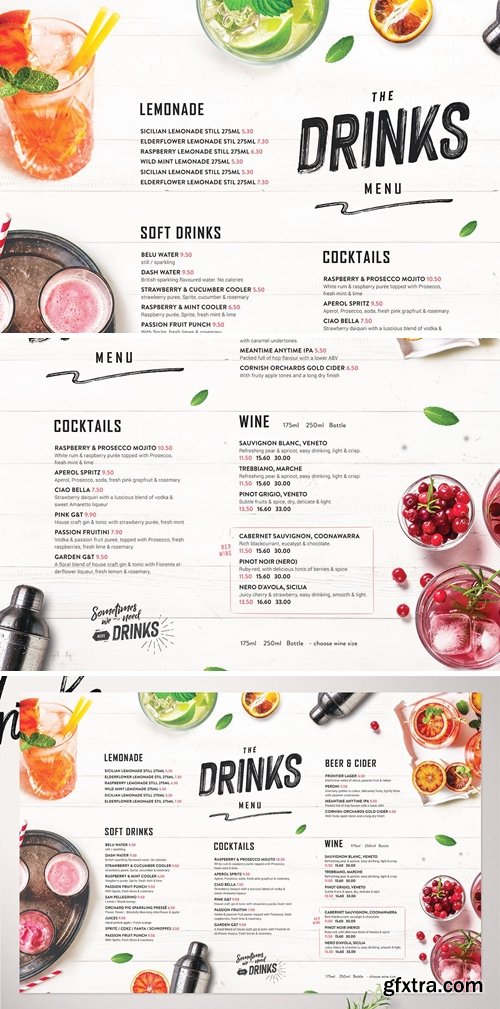 Drinks Menu