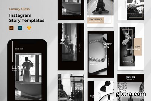 Instagram Story Template - Luxury Design