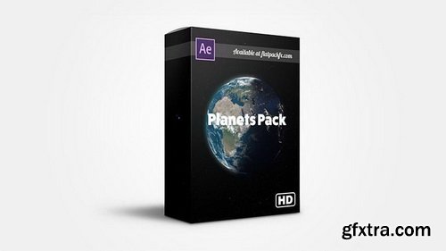 FlatPackFx - Realistic Planets Pack After Effects