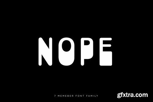 CM - NOPE Font Family 4245021