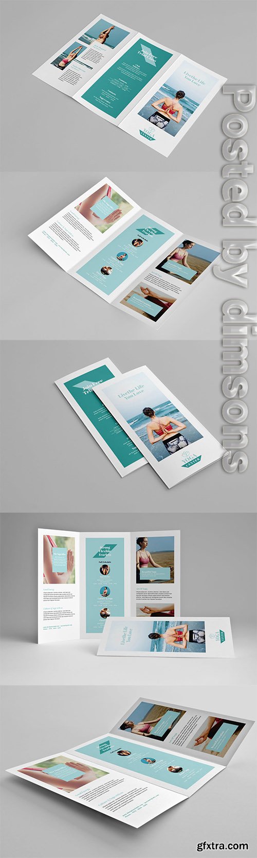 Yoga Center Trifold Brochure