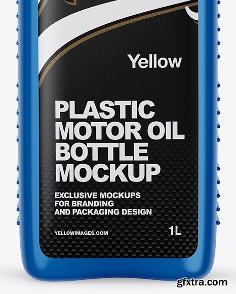 Glossy Motor Oil Bottle Mockup 50302