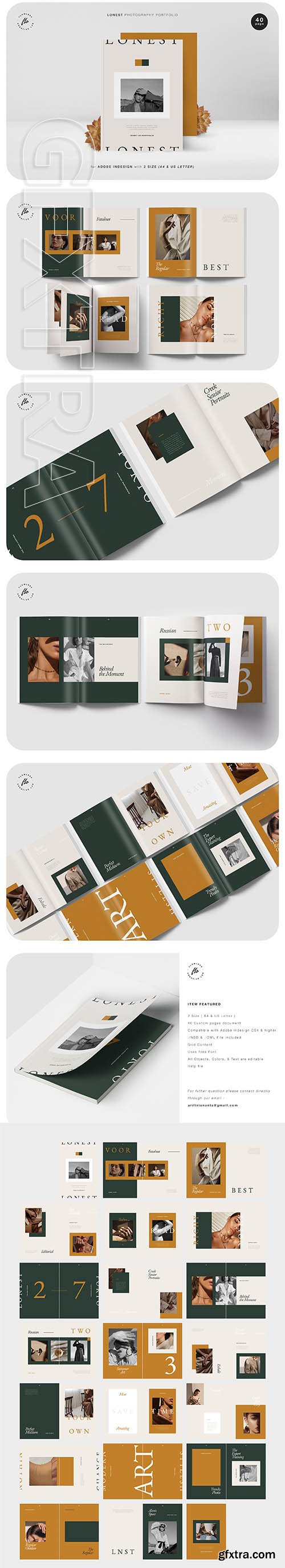 CreativeMarket - LONEST Photography Portfolio 4213088