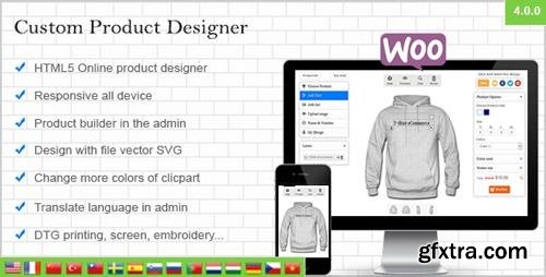CodeCanyon - WooCommerce Custom Product Designer v4.4.2 - 10959830