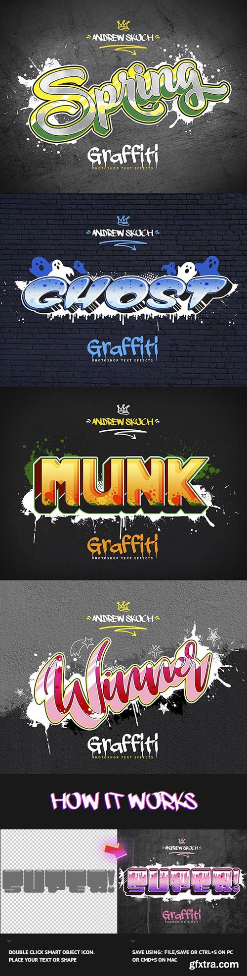 GR - Graffiti Text Effects Vol.3