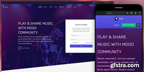 JoomlArt - JA Mood v1.1.0 - Community & Social Joomla Template