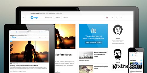JoomlArt - JA Magz v1.1.5 - Responsive Joomla Template For News & Magazine