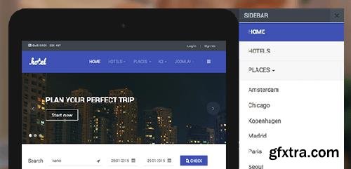 JoomlArt - JA Hotel v1.0.8 - Responsive Joomla Template For Hotel Booking & Travel Websites