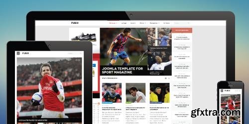 JoomlArt - JA Fubix v1.1.5 - Sports News Joomla Template