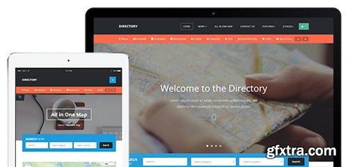 JoomlArt - JA Directory v1.0.9 - Responsive Joomla 3 Template For Directory Website