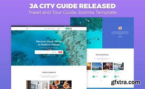 JoomlArt - JA City Guide v1.0.3 - Creative & Travel Tour Guide Joomla Template