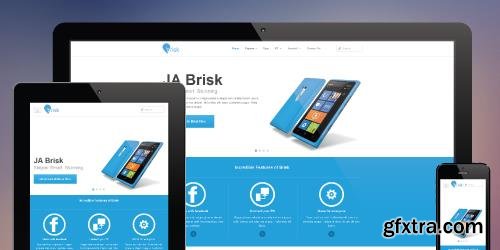 JoomlArt - JA Brisk v1.1.8 - Responsive Business Joomla Template