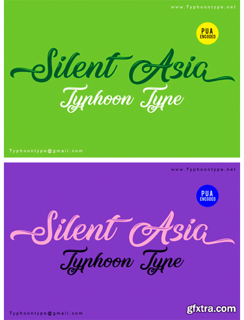 Silent Asia Font