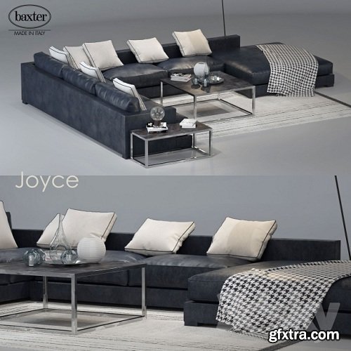 Sofa Baxter Joyce 3 3d model