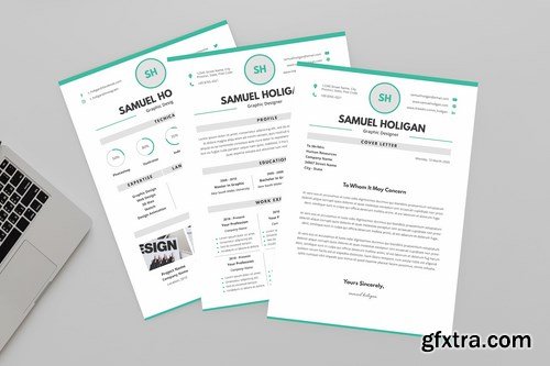 Samuel Graphic Resume Designer