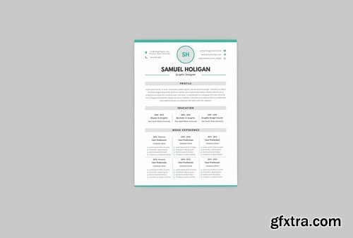 Samuel Graphic Resume Designer