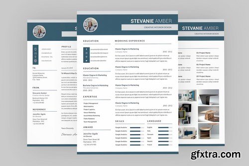 Creative Interior Resume Designer