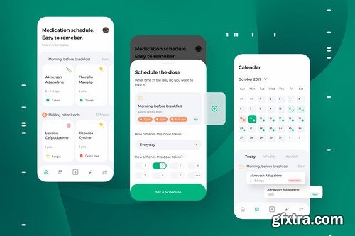 Healple - Reminder Mobile App UI
