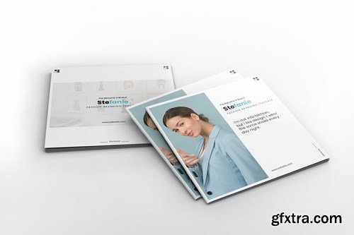 Stefanie Branding Square Brochure