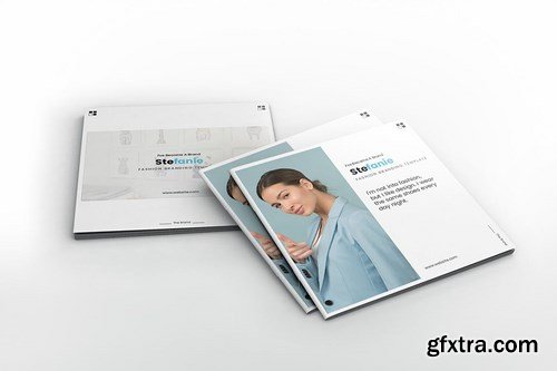 Stefanie Branding Square Brochure