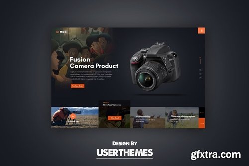 Website Featured Exploration Design Template