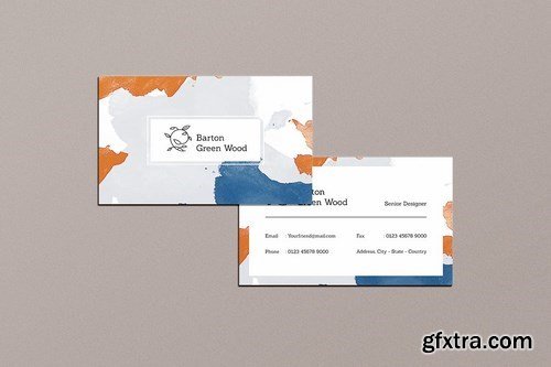 Business Card Watercolor Vol. 1