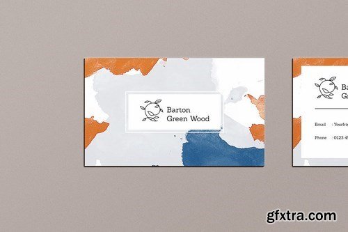 Business Card Watercolor Vol. 1