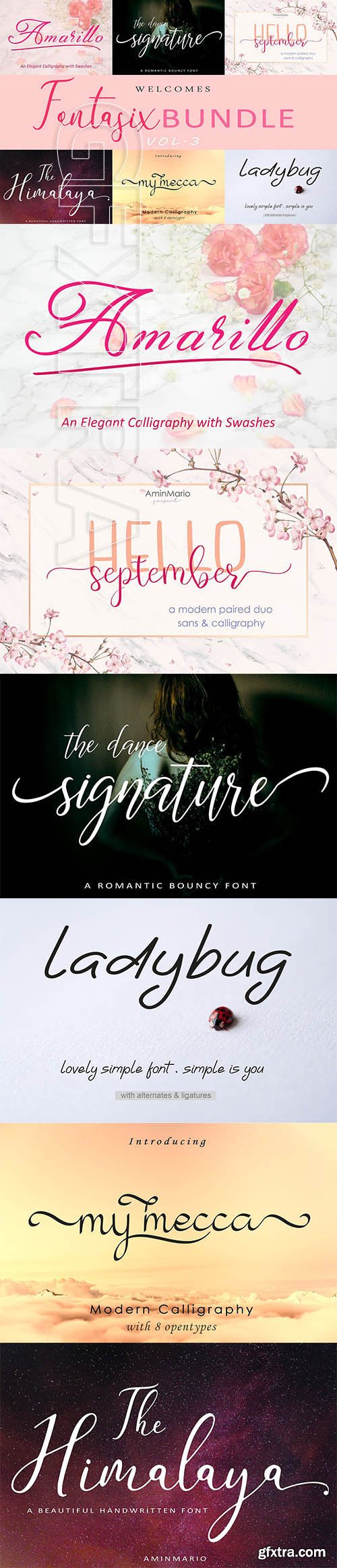 CreativeMarket - FONTASIX BUNDLE VOL.3 4240100