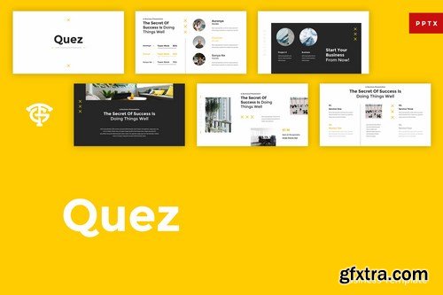 Quez Business - Powerpoint Google Slides and Keynote Templates