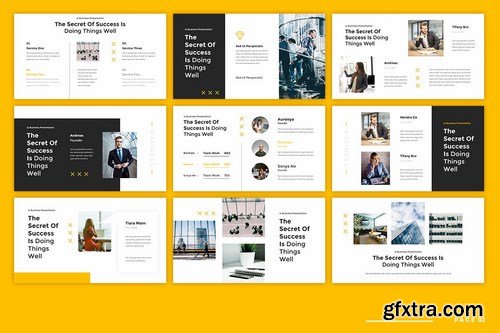 Quez Business - Powerpoint Google Slides and Keynote Templates