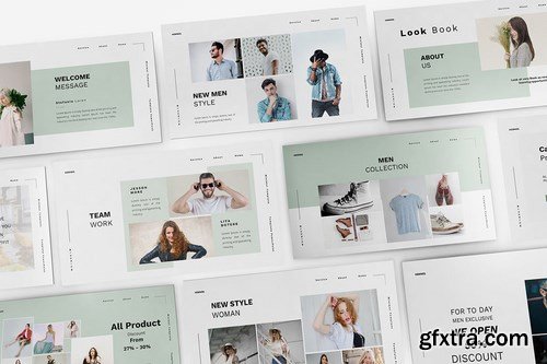 Hemnes Lookbook Powerpoint Google Slides and Keynote Templates