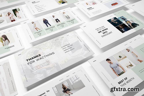 Hemnes Lookbook Powerpoint Google Slides and Keynote Templates