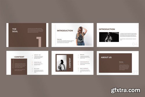 The Soul - Fashion Powerpoint Google Slides and Keynote Templates