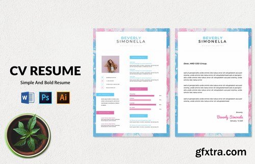 CV Resume Simple And Clean