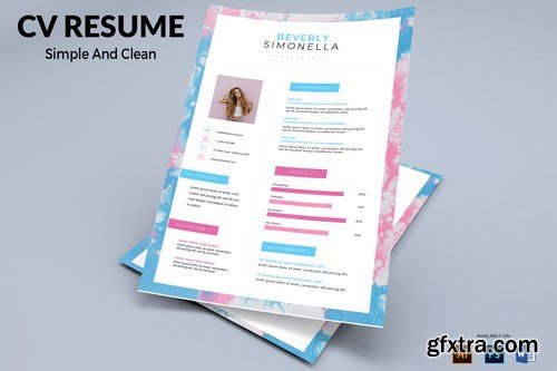 CV Resume Simple And Clean