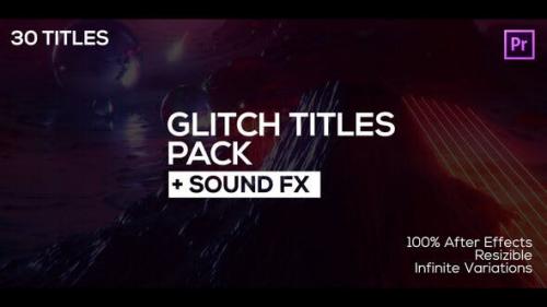 Udemy - 30 Glitch Titles + Sound FX for Premiere Pro