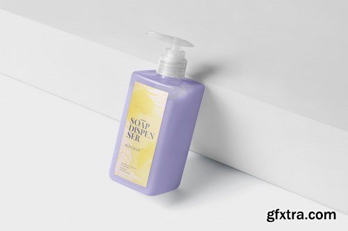 Soap Dispenser Mockup Rectangle - Medium Size