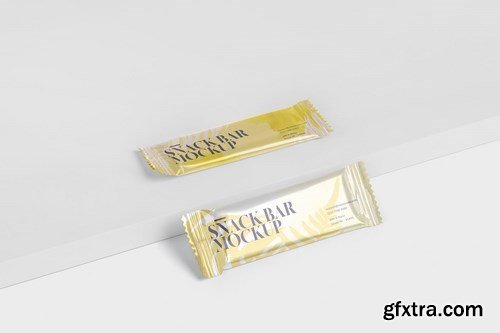 Snack Bar Mockup - Slim Rectangular