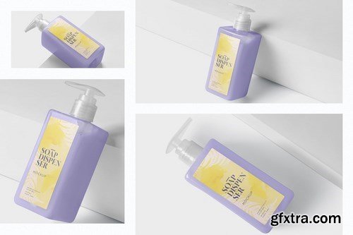 Soap Dispenser Mockup Rectangle - Medium Size