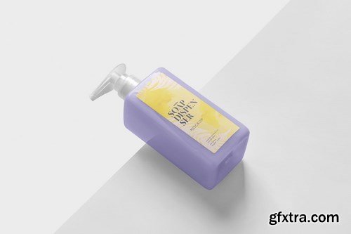 Soap Dispenser Mockup Rectangle - Medium Size