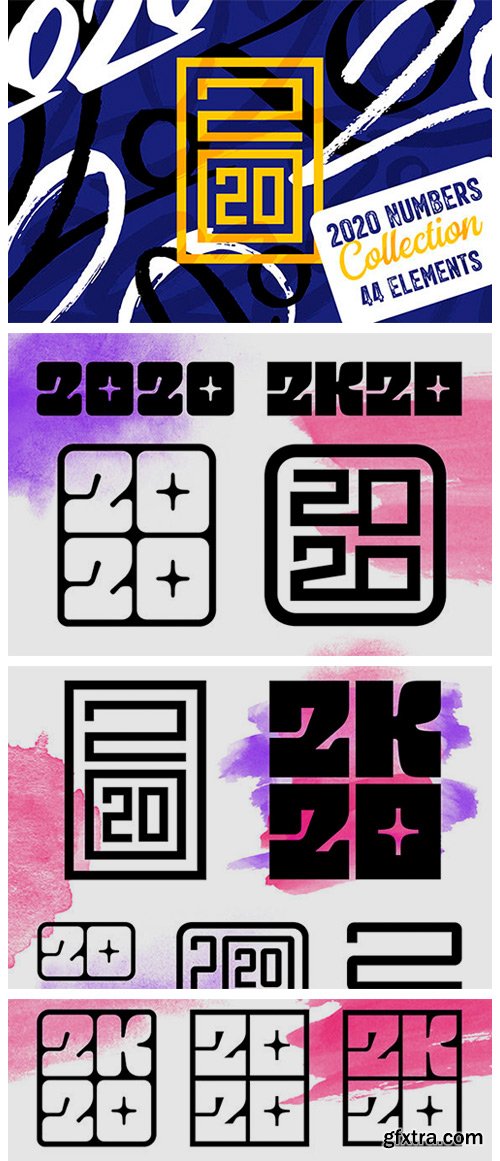 2020 Numbers Lettering Set 1946578