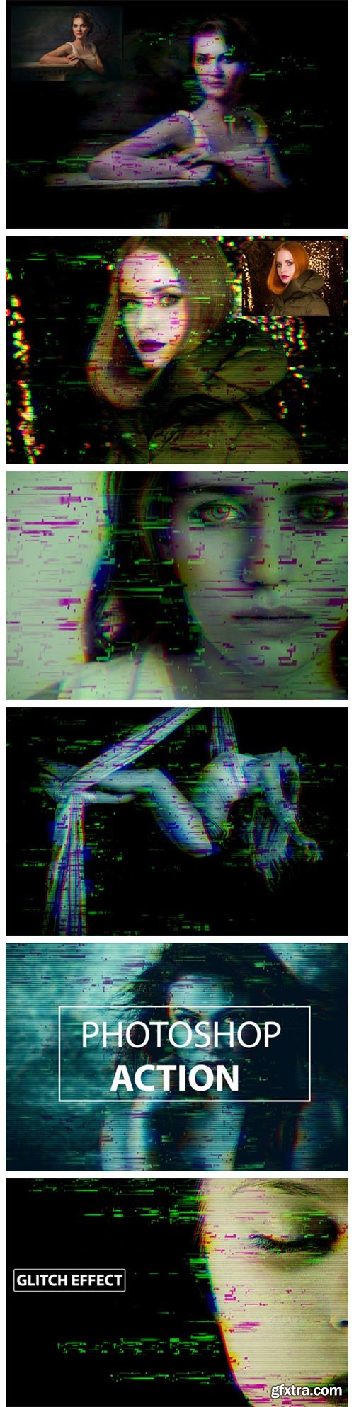 Glitch Distruction- Photoshop Action 1949294