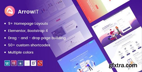 ThemeForest - ArrowIT v1.2.2 - Technology, Digital Transformation WordPress Theme - 24209861