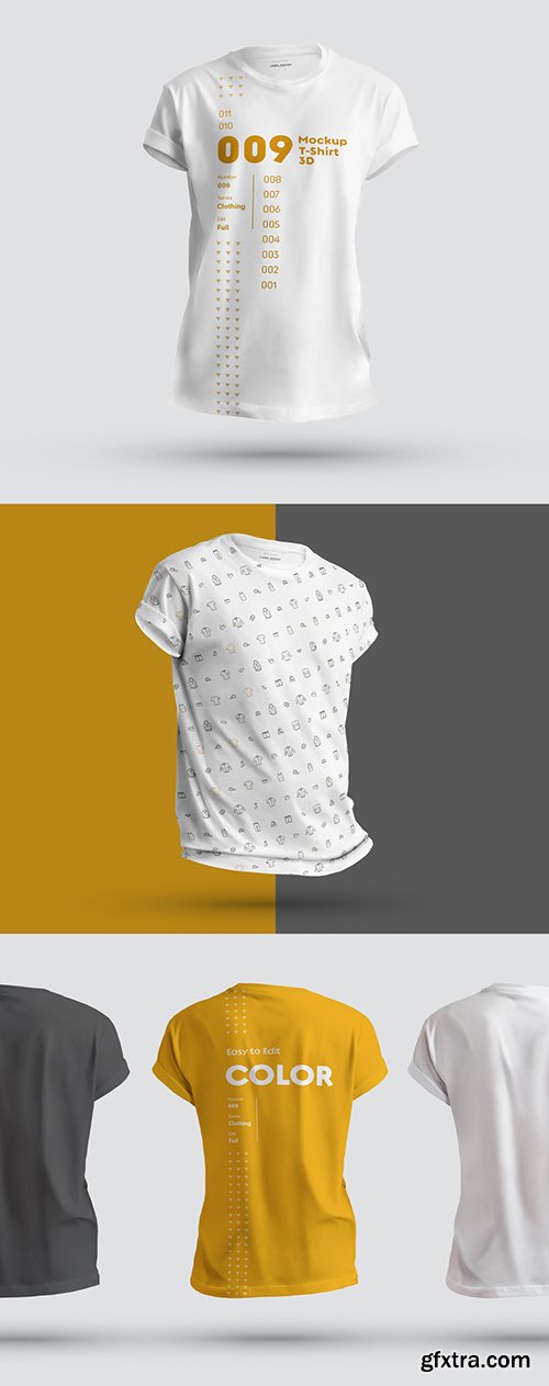 3 T-Shirt Mockups 295944312