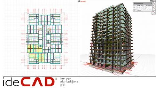 Udemy - İdeCAD ile Statik-Betonarme Proje Çizim Eğitimi