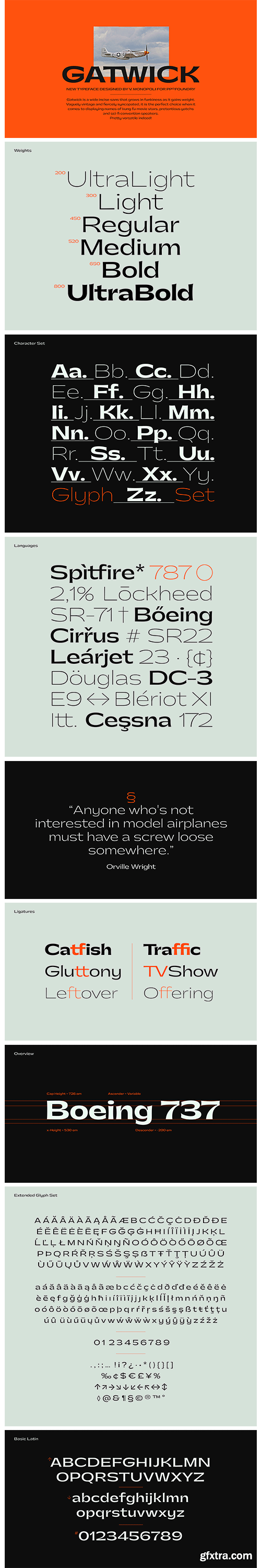 Gatwick Font Family