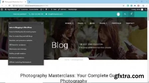 Blogging in WordPress : Beginners Class 2019 : SEO + WordPress + Top page ranking & Faster Load Time