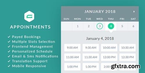 CodeCanyon - gAppointments v1.9.3 - Appointment booking addon for Gravity Forms - 21216523
